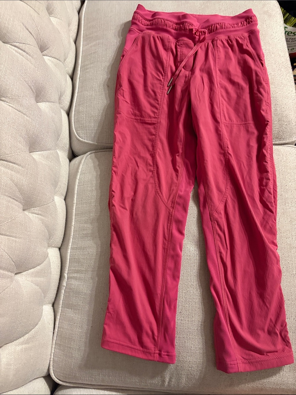 lululemon athletica Women's Bright Pink Track Joggers
